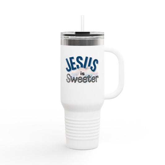 Jesus is Sweeter Insulated Travel Mug, 40oz